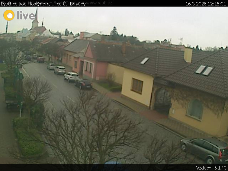 Město Bystřice pod Hostýnem - Bystřice pod Hostýnem, ulice Čs. brigády - 16.3.2026 v 12:15