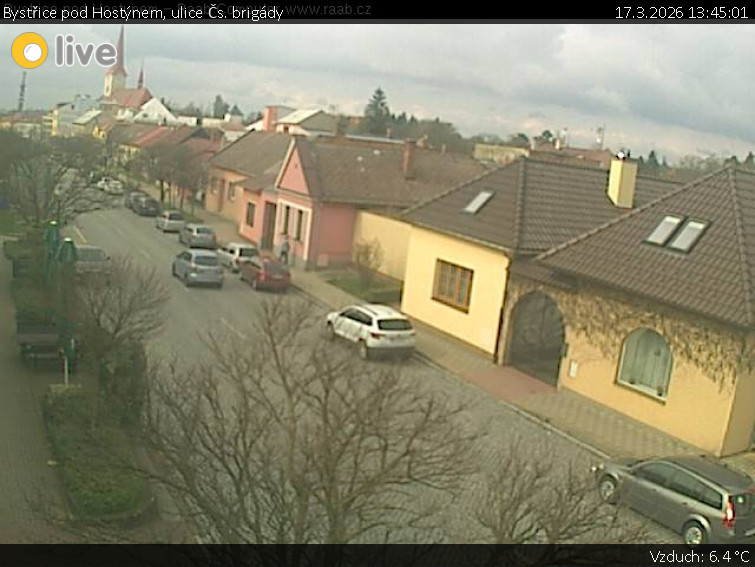 Město Bystřice pod Hostýnem - Bystřice pod Hostýnem, ulice Čs. brigády - 17.3.2026 v 13:45
