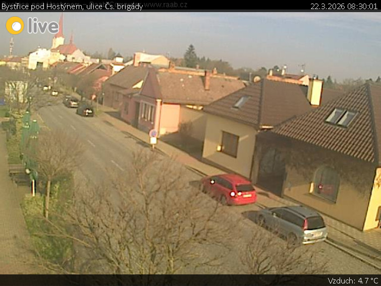 Město Bystřice pod Hostýnem - Bystřice pod Hostýnem, ulice Čs. brigády - 22.3.2026 v 08:30