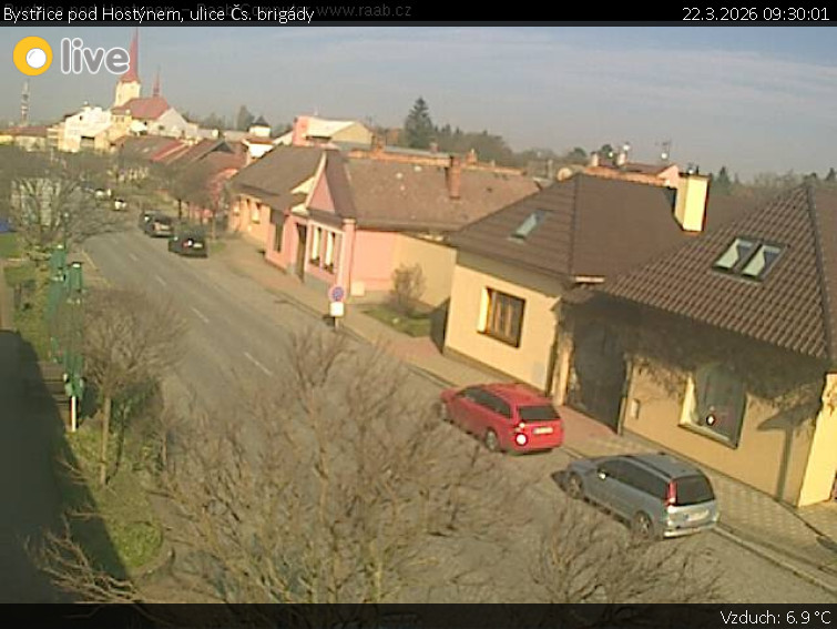 Město Bystřice pod Hostýnem - Bystřice pod Hostýnem, ulice Čs. brigády - 22.3.2026 v 09:30