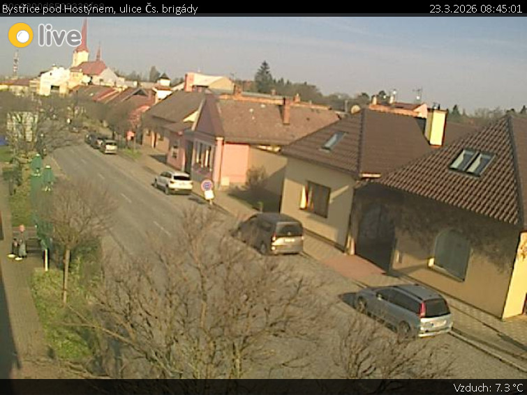Město Bystřice pod Hostýnem - Bystřice pod Hostýnem, ulice Čs. brigády - 23.3.2026 v 08:45