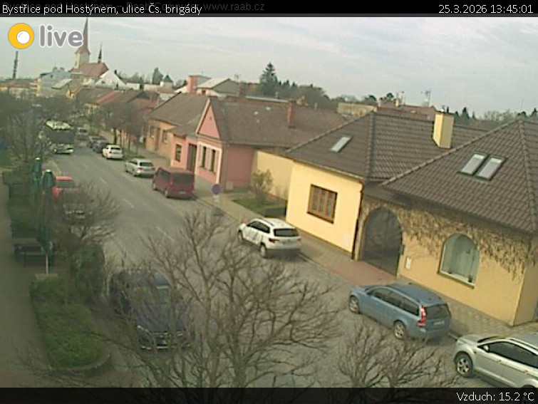 Město Bystřice pod Hostýnem - Bystřice pod Hostýnem, ulice Čs. brigády - 25.3.2026 v 13:45