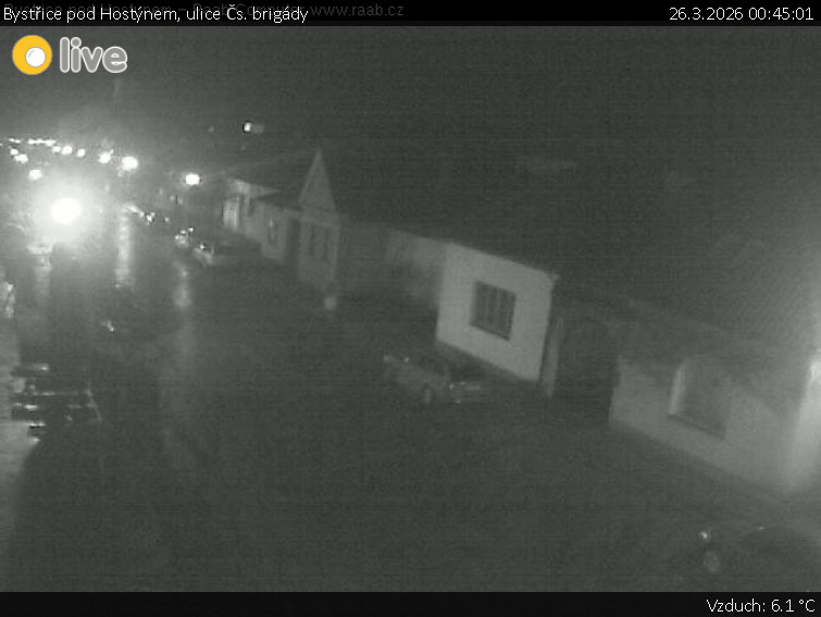 Město Bystřice pod Hostýnem - Bystřice pod Hostýnem, ulice Čs. brigády - 26.3.2026 v 00:45