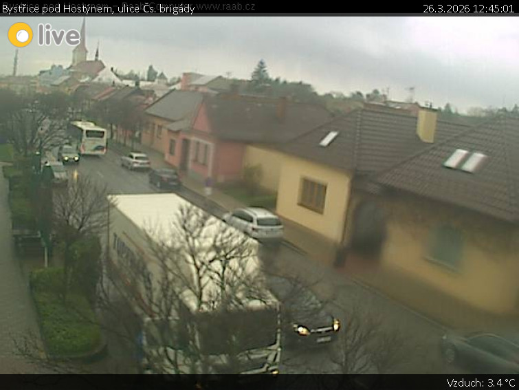 Město Bystřice pod Hostýnem - Bystřice pod Hostýnem, ulice Čs. brigády - 26.3.2026 v 12:45
