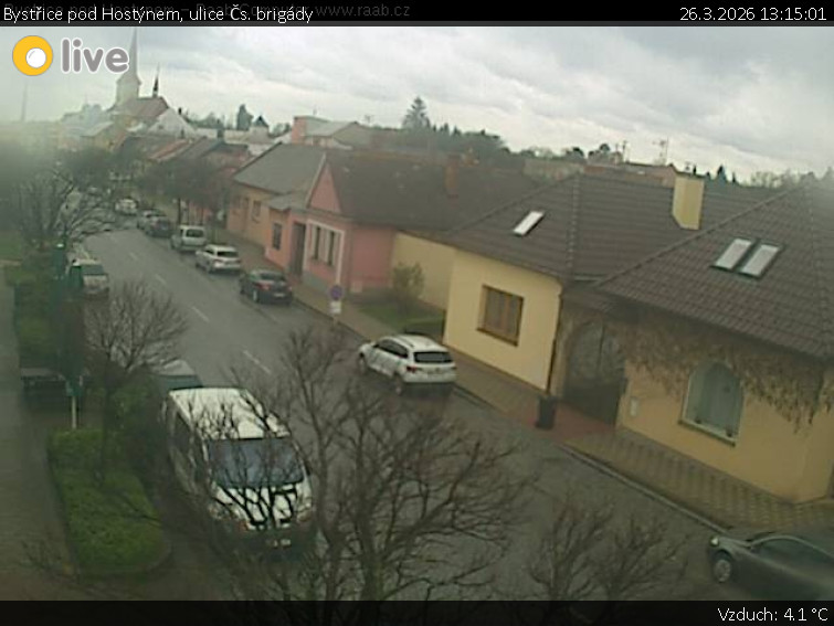 Město Bystřice pod Hostýnem - Bystřice pod Hostýnem, ulice Čs. brigády - 26.3.2026 v 13:15
