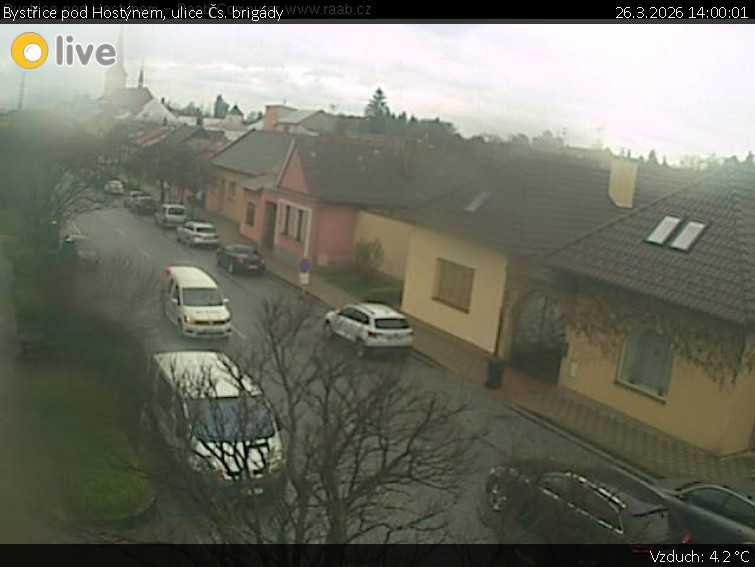 Město Bystřice pod Hostýnem - Bystřice pod Hostýnem, ulice Čs. brigády - 26.3.2026 v 14:00