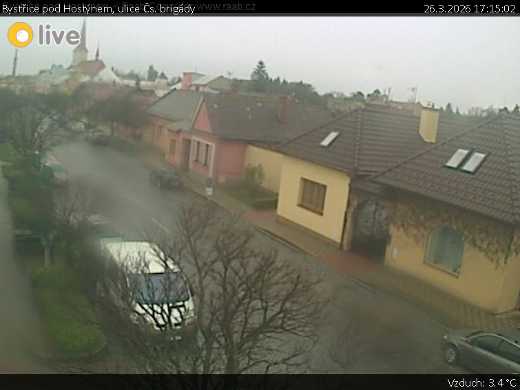 Město Bystřice pod Hostýnem - Bystřice pod Hostýnem, ulice Čs. brigády - 26.3.2026 v 17:15