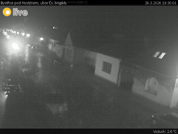 Město Bystřice pod Hostýnem - Bystřice pod Hostýnem, ulice Čs. brigády - 26.3.2026 v 19:30