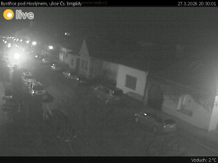 Město Bystřice pod Hostýnem - Bystřice pod Hostýnem, ulice Čs. brigády - 27.3.2026 v 20:30