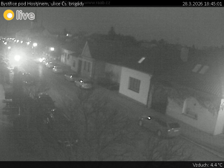 Město Bystřice pod Hostýnem - Bystřice pod Hostýnem, ulice Čs. brigády - 28.3.2026 v 18:45