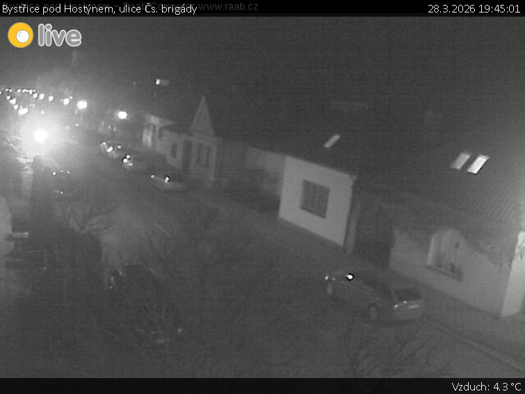 Město Bystřice pod Hostýnem - Bystřice pod Hostýnem, ulice Čs. brigády - 28.3.2026 v 19:45