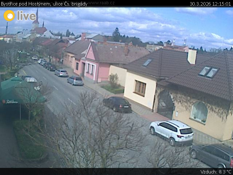 Město Bystřice pod Hostýnem - Bystřice pod Hostýnem, ulice Čs. brigády - 30.3.2026 v 12:15