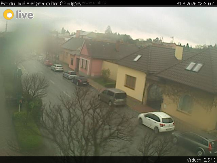Město Bystřice pod Hostýnem - Bystřice pod Hostýnem, ulice Čs. brigády - 31.3.2026 v 08:30
