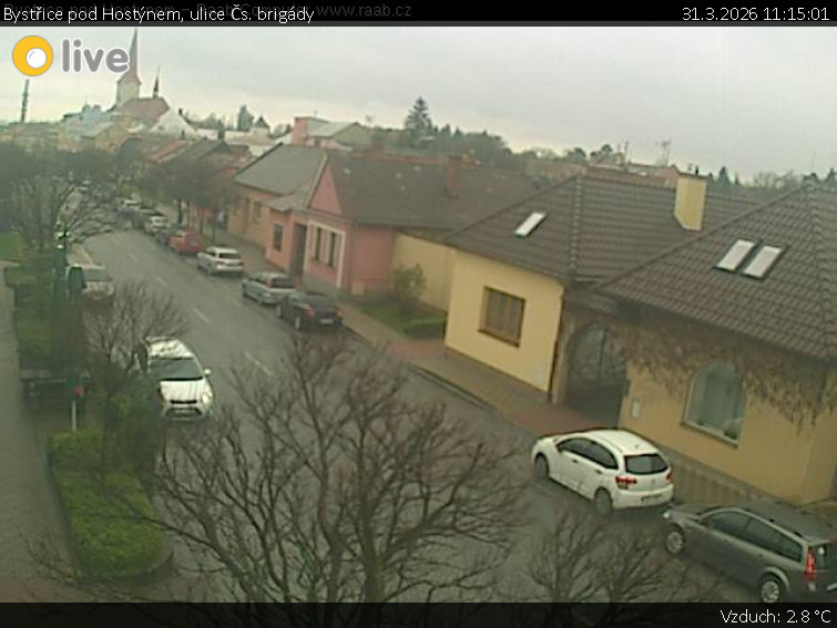 Město Bystřice pod Hostýnem - Bystřice pod Hostýnem, ulice Čs. brigády - 31.3.2026 v 11:15