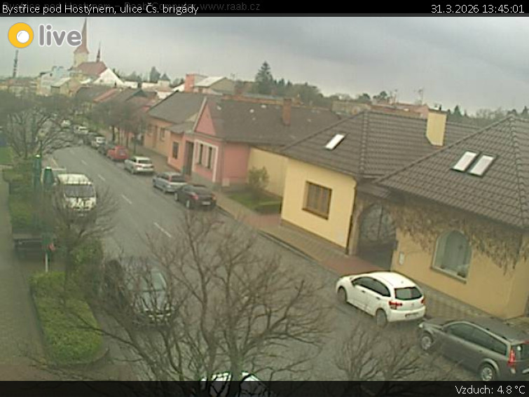 Město Bystřice pod Hostýnem - Bystřice pod Hostýnem, ulice Čs. brigády - 31.3.2026 v 13:45
