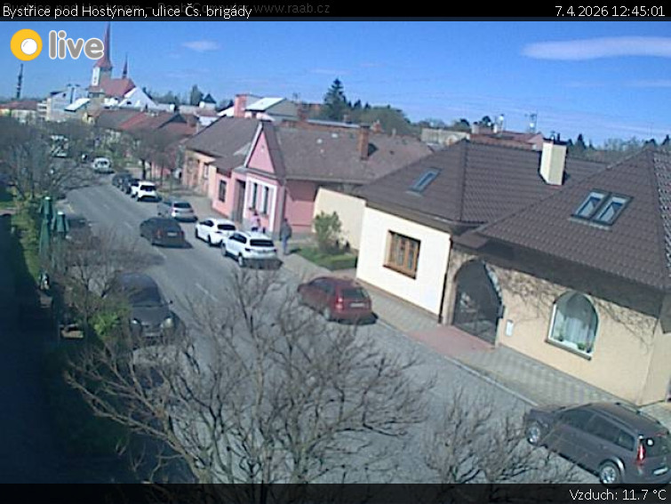 Město Bystřice pod Hostýnem - Bystřice pod Hostýnem, ulice Čs. brigády - 7.4.2026 v 12:45