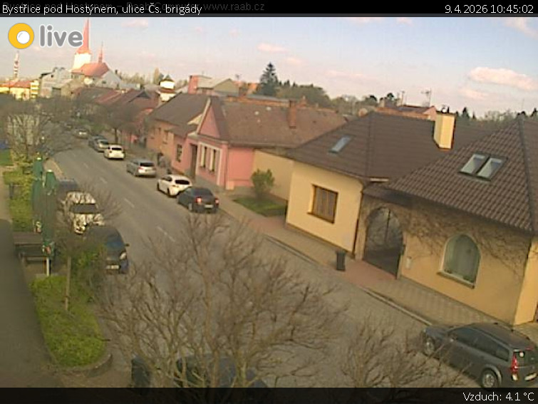 Město Bystřice pod Hostýnem - Bystřice pod Hostýnem, ulice Čs. brigády - 9.4.2026 v 10:45