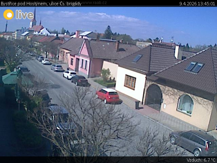 Město Bystřice pod Hostýnem - Bystřice pod Hostýnem, ulice Čs. brigády - 9.4.2026 v 13:45