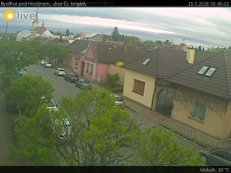 Město Bystřice pod Hostýnem - Bystřice pod Hostýnem, ulice Čs. brigády - 15.5.2026 v 05:45