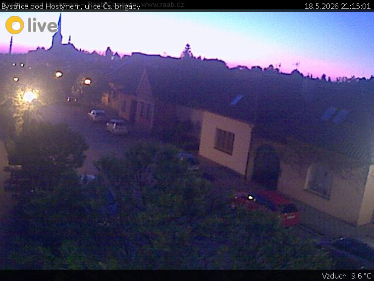 Město Bystřice pod Hostýnem - Bystřice pod Hostýnem, ulice Čs. brigády - 18.5.2026 v 21:15
