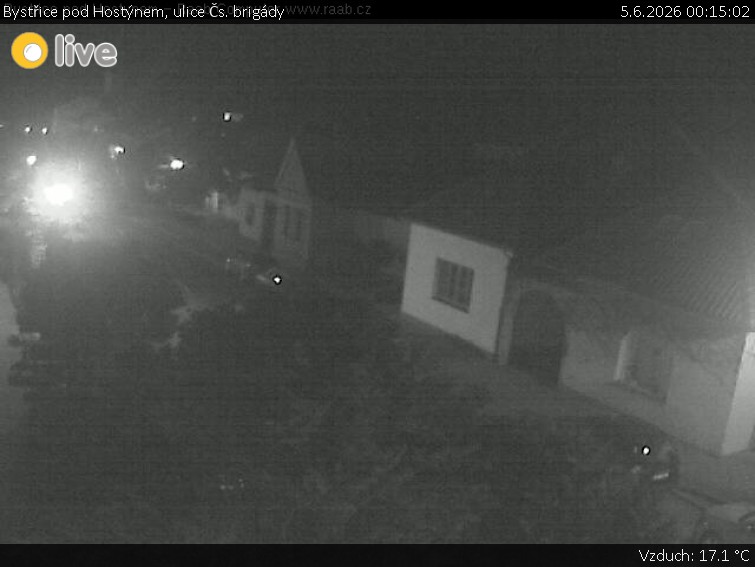 Město Bystřice pod Hostýnem - Bystřice pod Hostýnem, ulice Čs. brigády - 5.6.2026 v 00:15