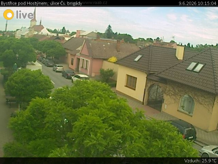 Město Bystřice pod Hostýnem - Bystřice pod Hostýnem, ulice Čs. brigády - 9.6.2026 v 10:15