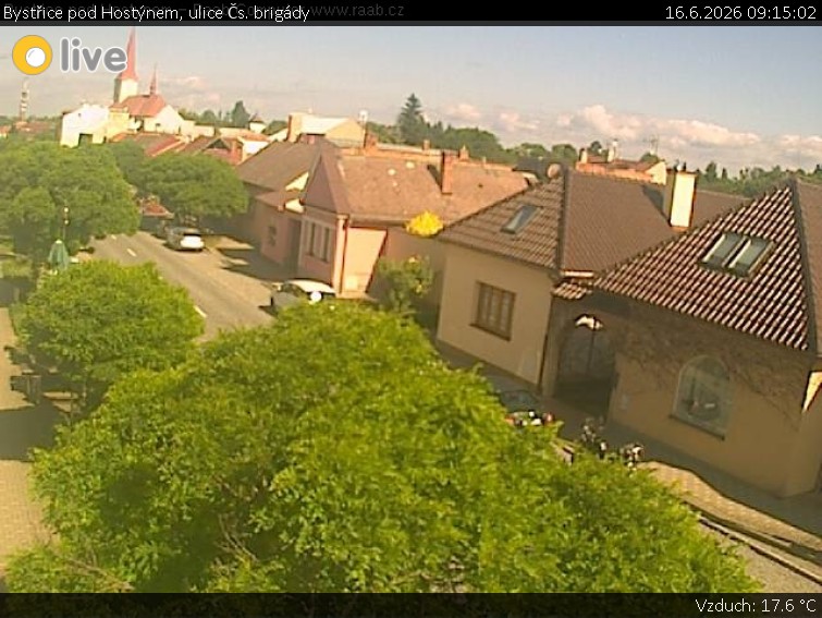 Město Bystřice pod Hostýnem - Bystřice pod Hostýnem, ulice Čs. brigády - 16.6.2026 v 09:15