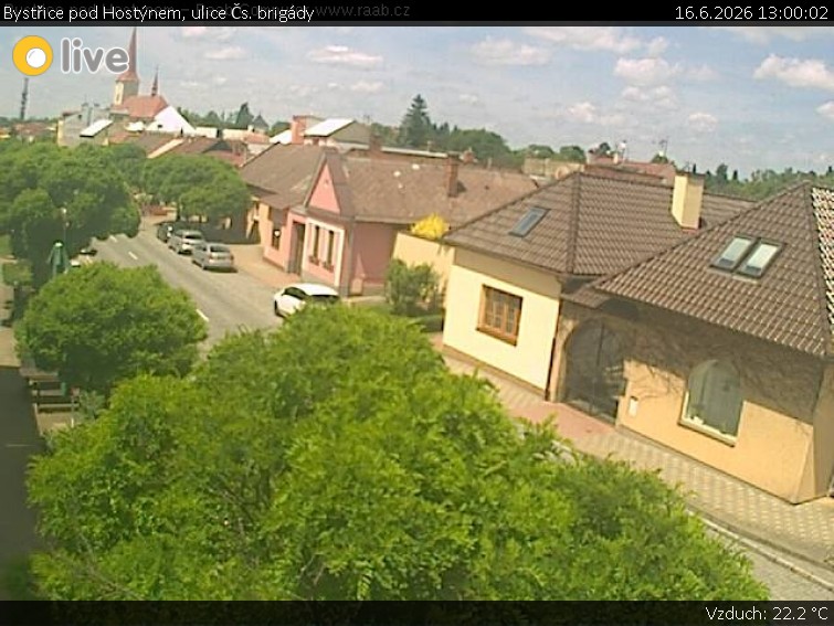 Město Bystřice pod Hostýnem - Bystřice pod Hostýnem, ulice Čs. brigády - 16.6.2026 v 13:00