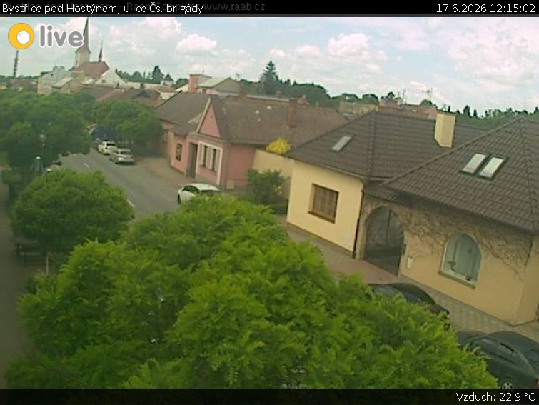 Město Bystřice pod Hostýnem - Bystřice pod Hostýnem, ulice Čs. brigády - 17.6.2026 v 12:15