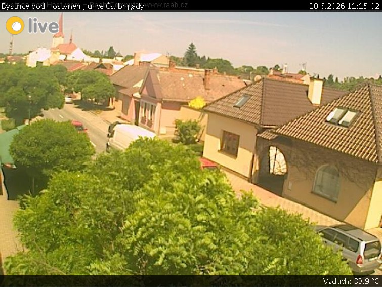Město Bystřice pod Hostýnem - Bystřice pod Hostýnem, ulice Čs. brigády - 20.6.2026 v 11:15