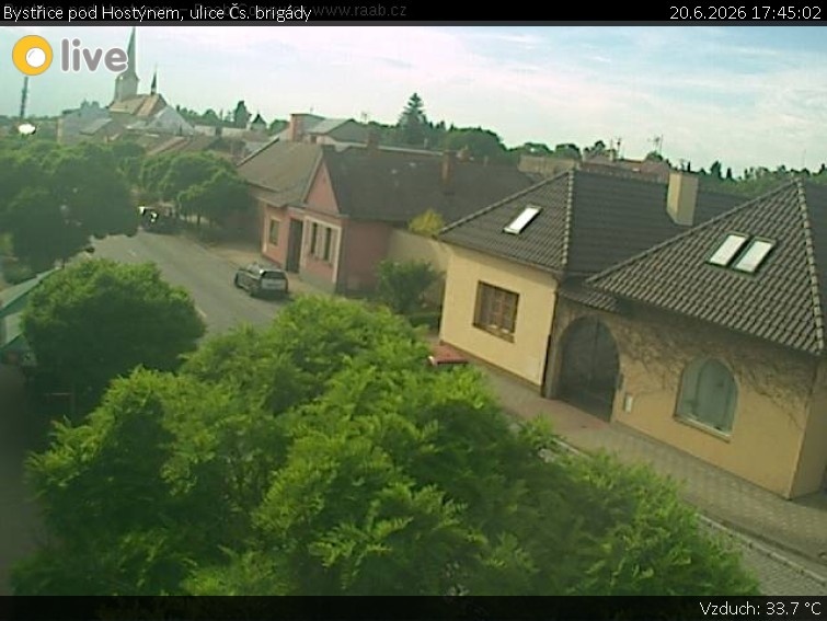 Město Bystřice pod Hostýnem - Bystřice pod Hostýnem, ulice Čs. brigády - 20.6.2026 v 17:45