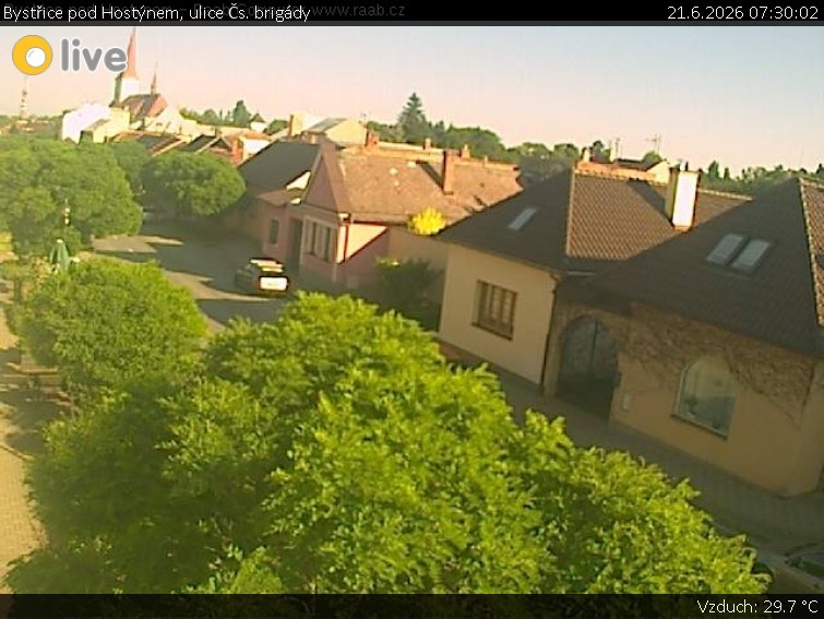 Město Bystřice pod Hostýnem - Bystřice pod Hostýnem, ulice Čs. brigády - 21.6.2026 v 07:30