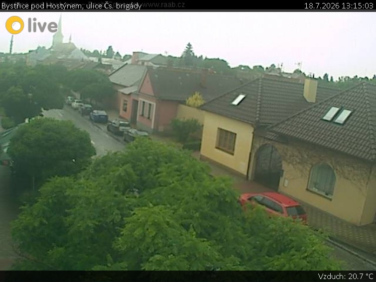 Město Bystřice pod Hostýnem - Bystřice pod Hostýnem, ulice Čs. brigády - 18.7.2026 v 13:15