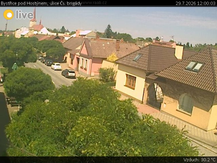 Město Bystřice pod Hostýnem - Bystřice pod Hostýnem, ulice Čs. brigády - 29.7.2026 v 12:00