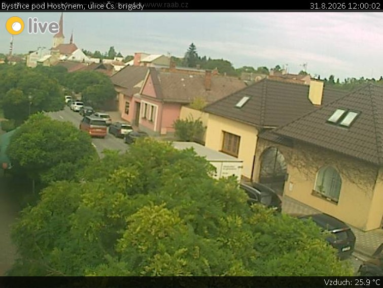 Město Bystřice pod Hostýnem - Bystřice pod Hostýnem, ulice Čs. brigády - 31.8.2026 v 12:00