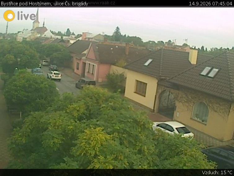 Město Bystřice pod Hostýnem - Bystřice pod Hostýnem, ulice Čs. brigády - 14.9.2026 v 07:45
