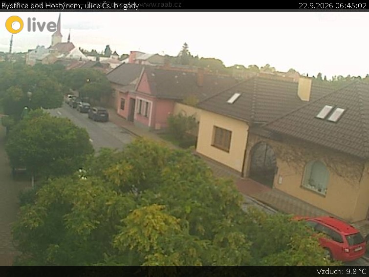 Město Bystřice pod Hostýnem - Bystřice pod Hostýnem, ulice Čs. brigády - 22.9.2026 v 06:45