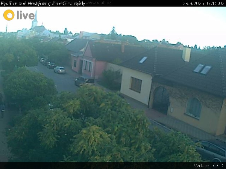 Město Bystřice pod Hostýnem - Bystřice pod Hostýnem, ulice Čs. brigády - 23.9.2026 v 07:15
