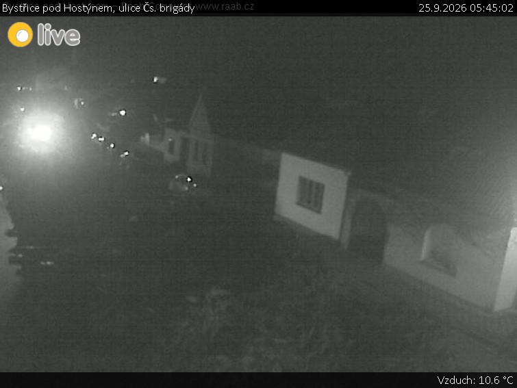 Město Bystřice pod Hostýnem - Bystřice pod Hostýnem, ulice Čs. brigády - 25.9.2026 v 05:45