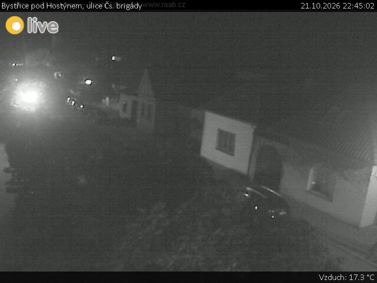 Město Bystřice pod Hostýnem - Bystřice pod Hostýnem, ulice Čs. brigády - 21.10.2026 v 22:45