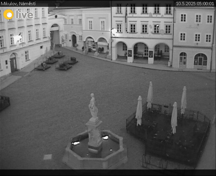 Město Mikulov - Mikulov, Náměstí - 10.5.2025 v 05:00 Město Mikulov - Mikulov, Náměstí - 10.5.2025 v 05:00
