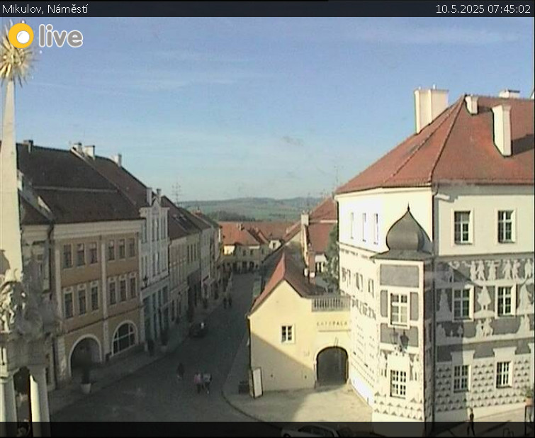 Město Mikulov - Mikulov, Náměstí - 10.5.2025 v 07:45 Město Mikulov - Mikulov, Náměstí - 10.5.2025 v 07:45