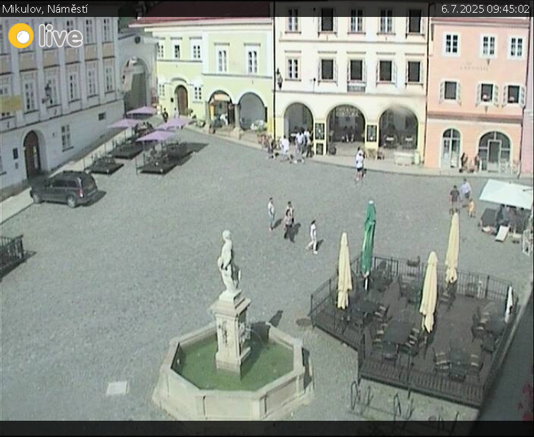Město Mikulov - Mikulov, Náměstí - 6.7.2025 v 09:45 Město Mikulov - Mikulov, Náměstí - 6.7.2025 v 09:45