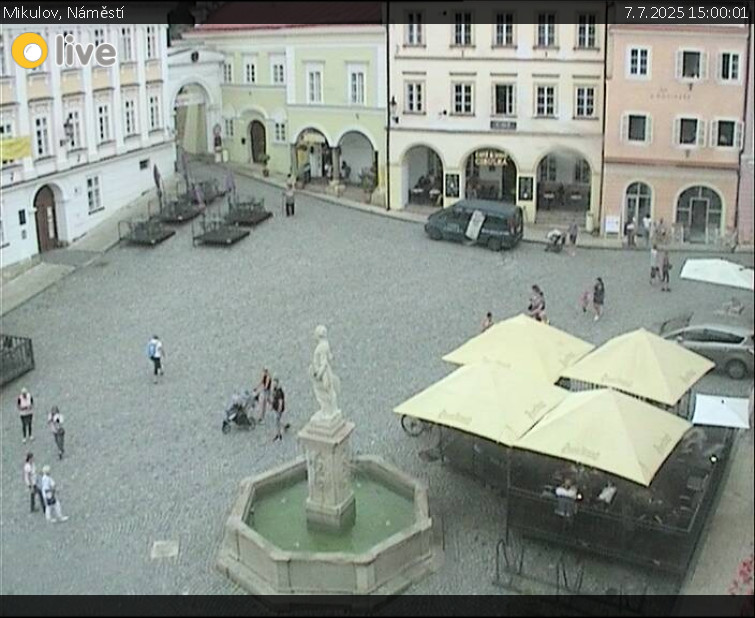 Město Mikulov - Mikulov, Náměstí - 7.7.2025 v 15:00 Město Mikulov - Mikulov, Náměstí - 7.7.2025 v 15:00