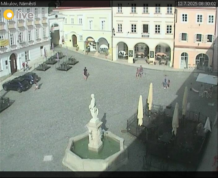 Město Mikulov - Mikulov, Náměstí - 12.7.2025 v 08:30 Město Mikulov - Mikulov, Náměstí - 12.7.2025 v 08:30