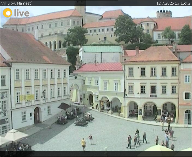 Město Mikulov - Mikulov, Náměstí - 12.7.2025 v 13:15 Město Mikulov - Mikulov, Náměstí - 12.7.2025 v 13:15