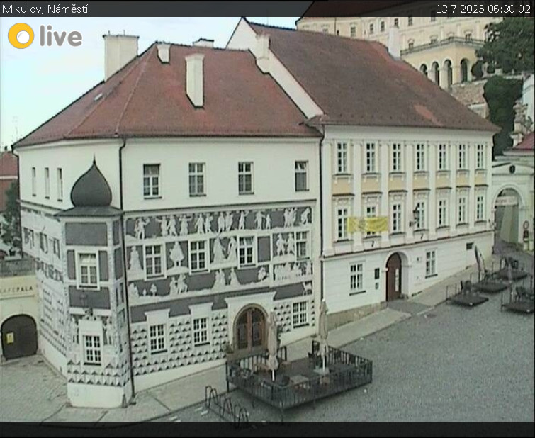 Město Mikulov - Mikulov, Náměstí - 13.7.2025 v 06:30 Město Mikulov - Mikulov, Náměstí - 13.7.2025 v 06:30