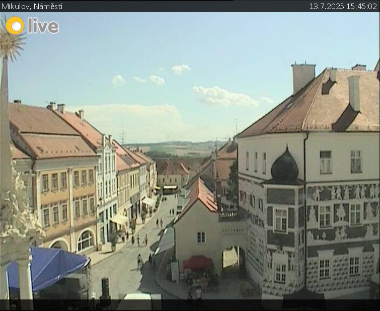 Město Mikulov - Mikulov, Náměstí - 13.7.2025 v 15:45 Město Mikulov - Mikulov, Náměstí - 13.7.2025 v 15:45