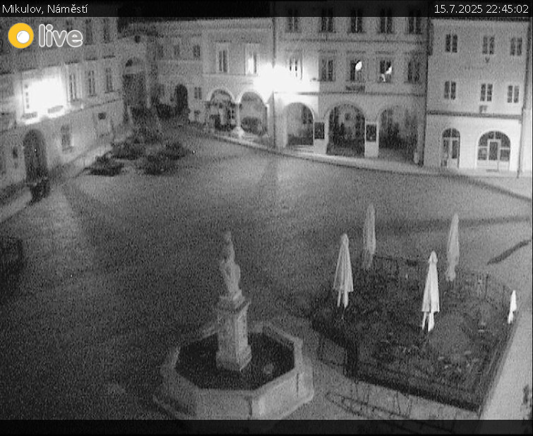 Město Mikulov - Mikulov, Náměstí - 15.7.2025 v 22:45 Město Mikulov - Mikulov, Náměstí - 15.7.2025 v 22:45