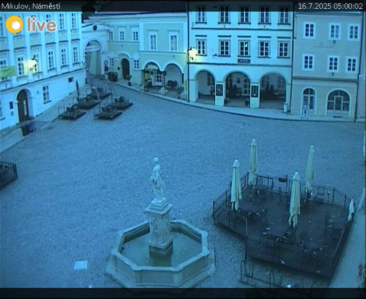 Město Mikulov - Mikulov, Náměstí - 16.7.2025 v 05:00 Město Mikulov - Mikulov, Náměstí - 16.7.2025 v 05:00